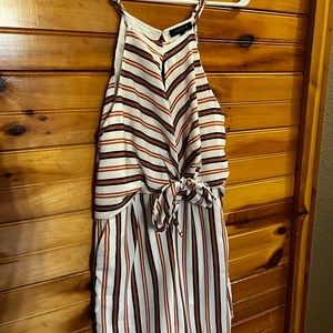 Striped romper